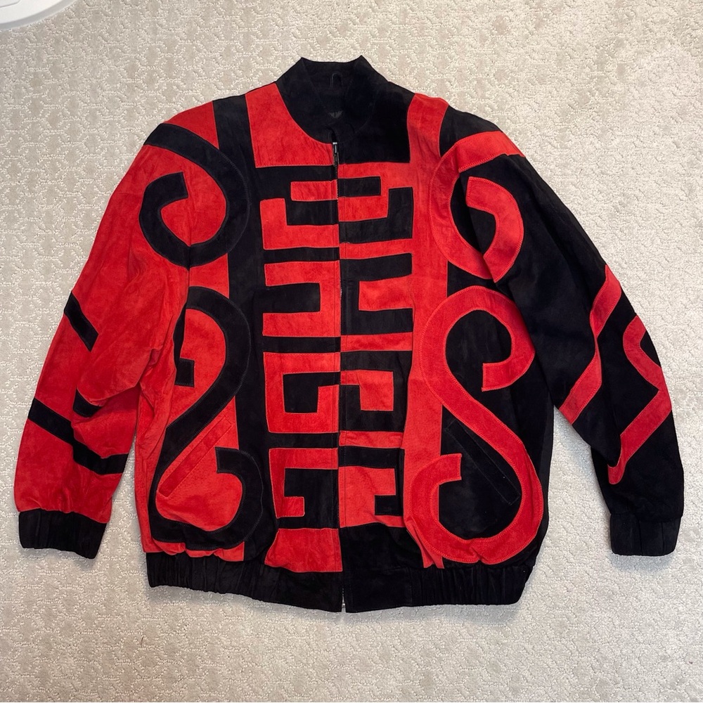 Vintage Julian K. Red/Black Jacket